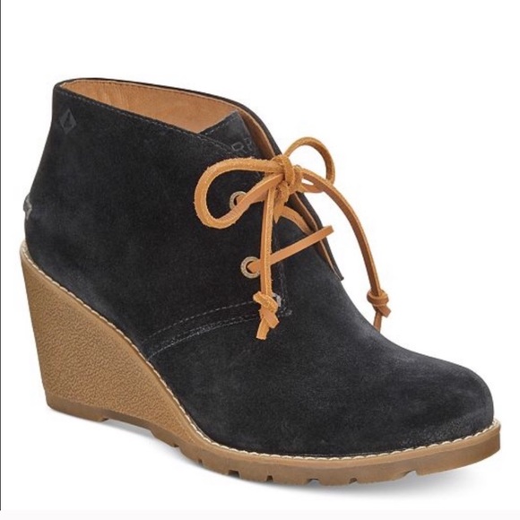 sperry boots wedge